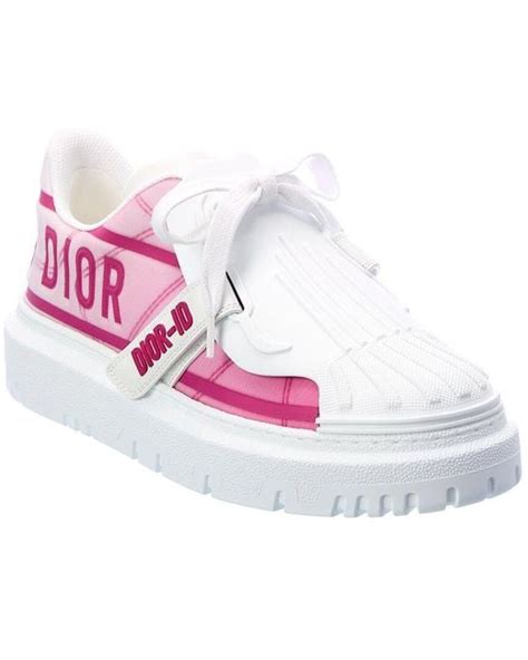 dior pink|Dior pink sneakers.